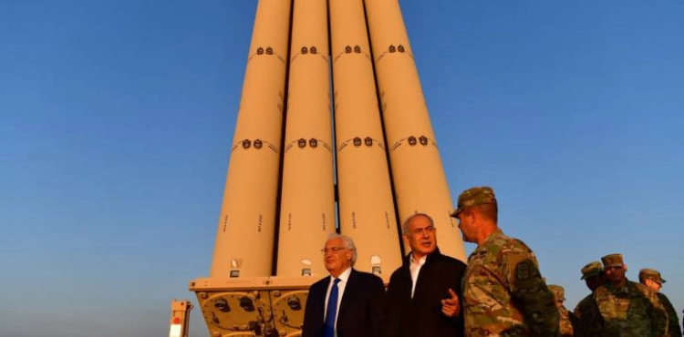 The deployment of the missiles &quot;Thad&quot; US near the Gaza Strip