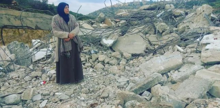 photos: Occupation demolishes Assem al-BarghouthiÂ´s house in Kupper