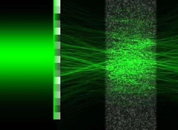 Innovating laser beams penetrating the walls