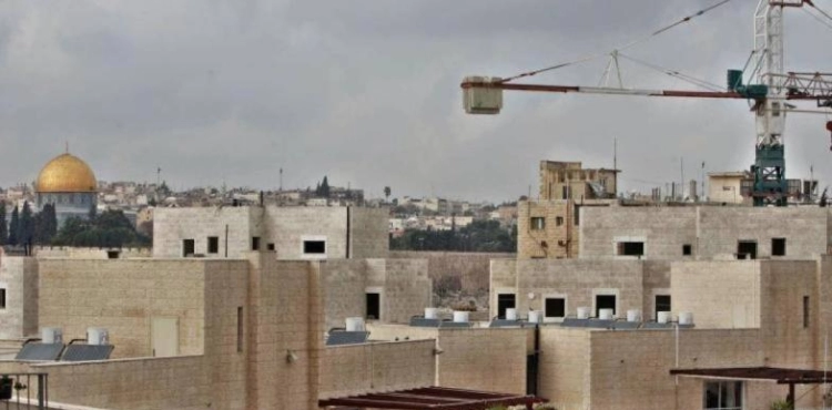 Signing an agreement to build 23,000 settlement units in occupied Jerusalem