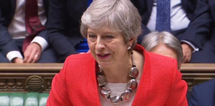 The British Parliament rejects the May Amendment to the European Union (EU)