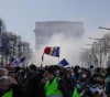 Clashes between demonstrators of yellow jackets and police in Paris