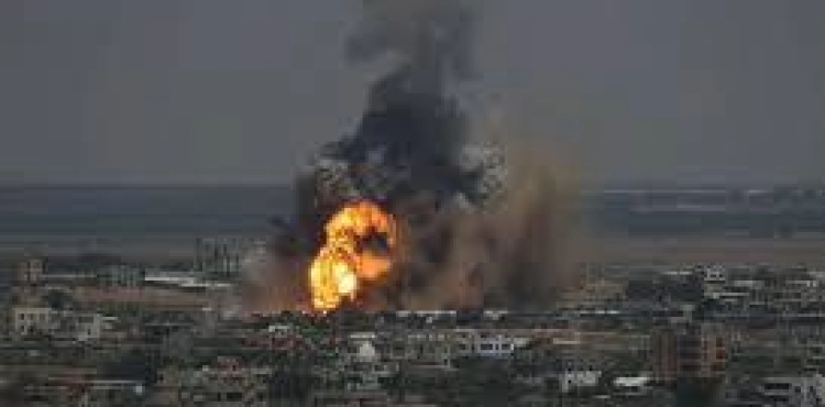 Injuries by the Israeli occupation and the bombing of the Observatory of Resistance in Gaza