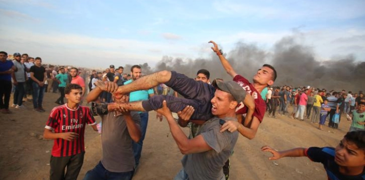 The martyrdom of a young man in Gaza
