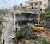The occupation destroys a residential building in Bir Aoun on the pretext of not authorizing