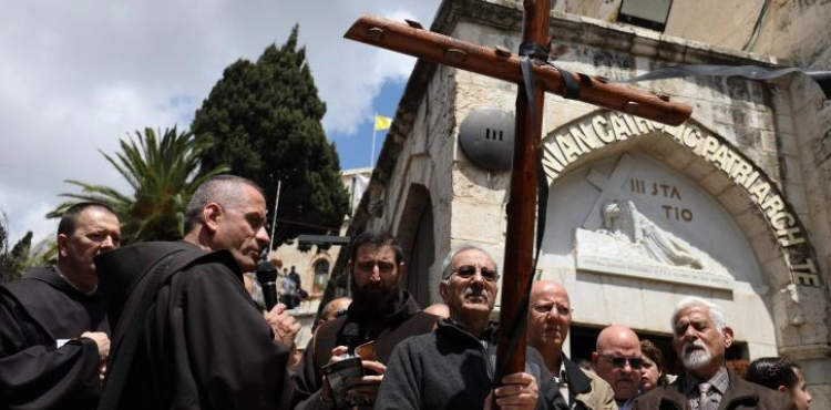 Catholic Christians celebrate &quot;Good Friday&quot; in Jerusalem