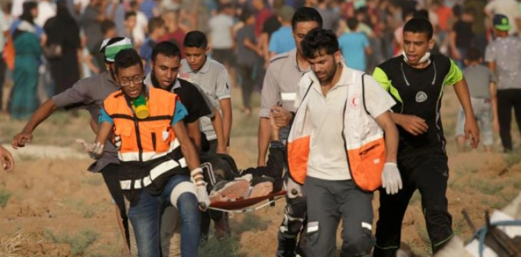 A young man was shot dead by the Israeli occupation east of Beit Hanoun