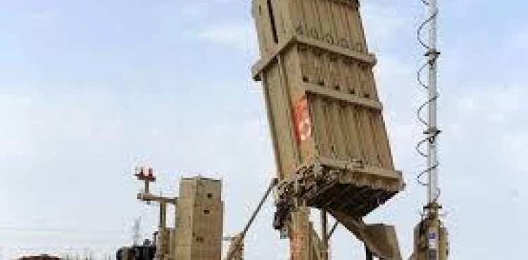 The occupation spreads the iron dome battery throughout Israel