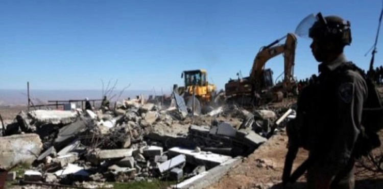 Occupation demolishes the home of a citizen in Yatta