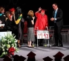 Graduation of two students aged 95 and 85 years of secondary school