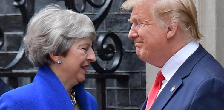 Trump pledges a &quot;very important&quot; trade deal with Britain after BRICEST