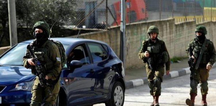 13 detainees, including a lady, confiscating weapons and thousands of shekels