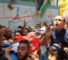The funeral of the martyr paramedic al-Jadaily in Gaza