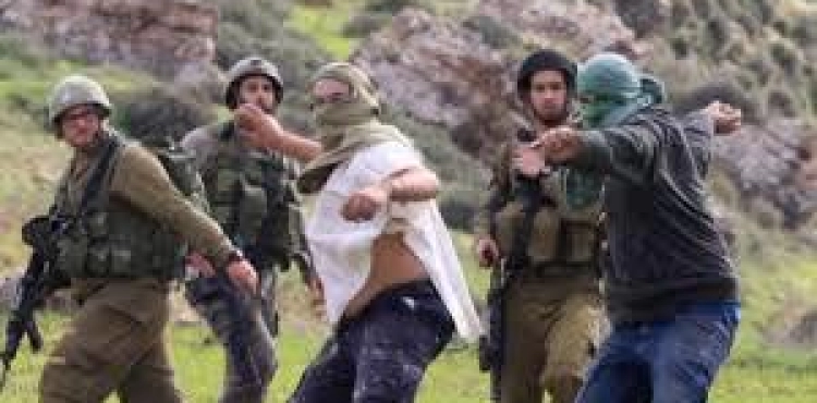 Confrontations and attacks on settlers south of Nablus
