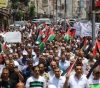Palestinians in Qalqilya protest  On the Bahrain Workshop