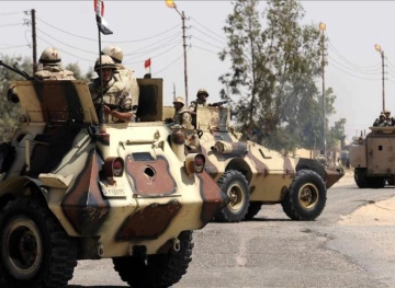 The Egyptian army declares 52 &quot;high-risk&quot; jihadists killed in Sinai.