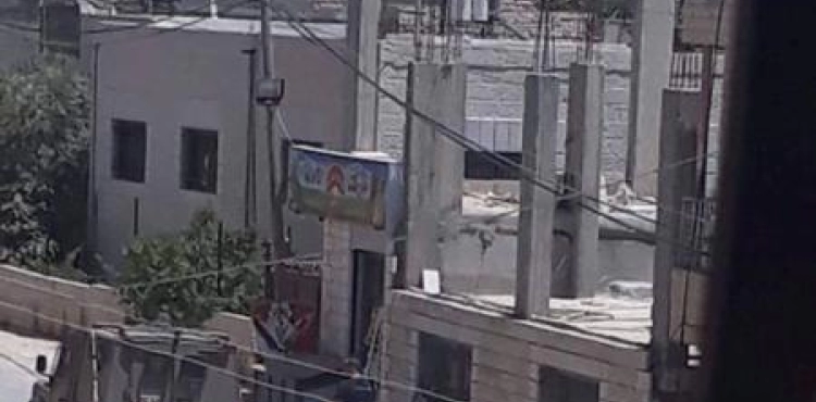 The occupation army is breaking in. Village  &quot;Asakra &quot;. A number of houses are being raided