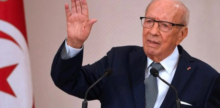 What are the implications of the deteriorating health of the Tunisian president on the government?