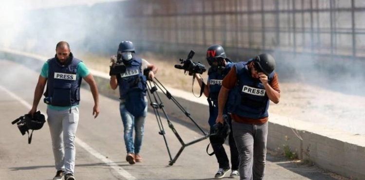 The Israeli occupation continues to target journalists in Gaza