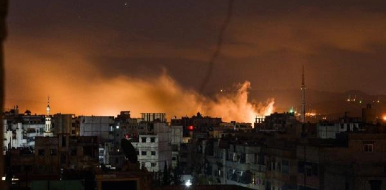 Sixteen people were killed by Israeli shelling of Damascus and Homs