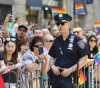 The Gay Pride parade in New York is seeing a crowd