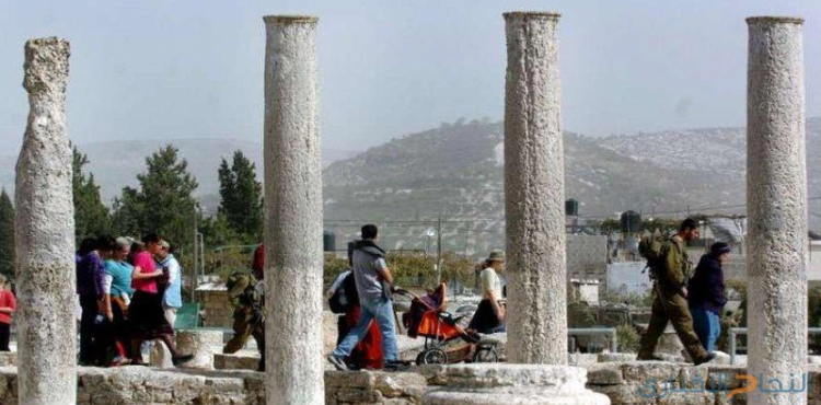 Settlers storm the archaeological area of â€‹â€‹Sebastia