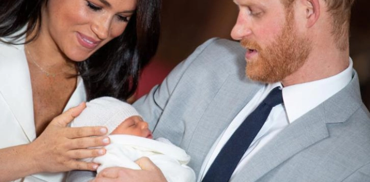 The baptism of the royal child Archie at a special ceremony at the Windsor Palace