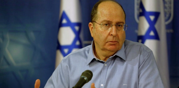 Ya&acute;alon: We will apply sovereignty over the West Bank