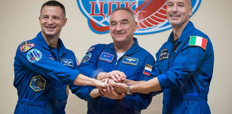 Journey to the International Station in memory of landing on the moon