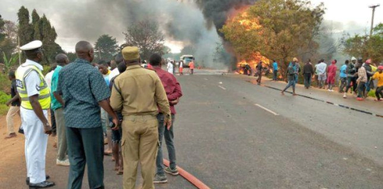 82 killed by tanker truck explosion in Tanzania