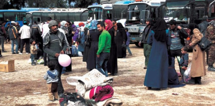 1,000 people flee southeast of Idlib