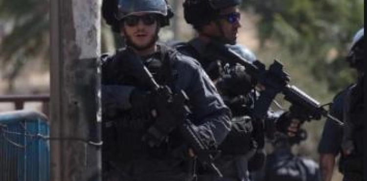 The occupation suppresses a sit-in in Issawiya