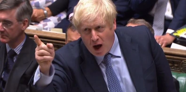 The British parliament is slapping Johnson and adopting a law banning Brexit without agreement