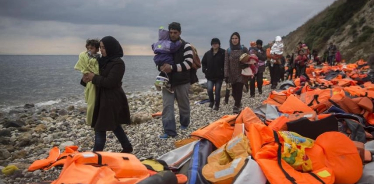 Hundreds of migrants arrive in the Greek islands across the eastern Aegean Sea