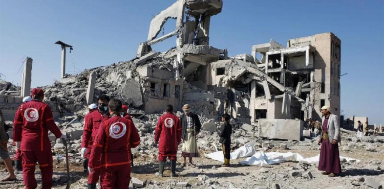 Yemen: total bodies recovered from Coalition bombing site in Dhamar