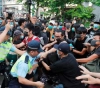Hong Kong: Protesters set fire to a subway station