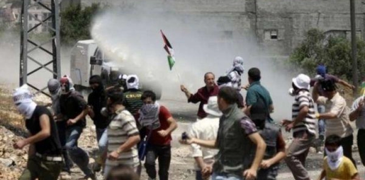 The occupation suppresses the weekly Kafr Kaddoum march