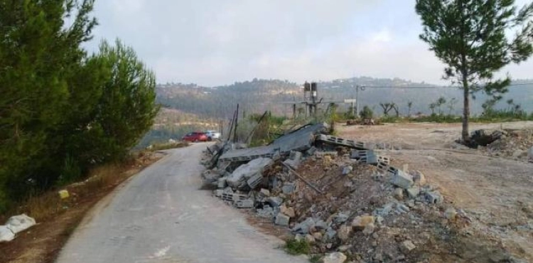 Israeli demolition in Walaja