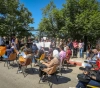 Birzeit students protest against the occupation measures aimed at expelling their international teachers
