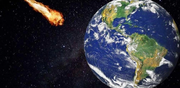 With the desire of scientists. An asteroid will collide with the Earth&acute;s surface.
