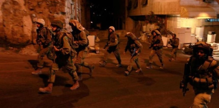Sporadic raids in the West Bank