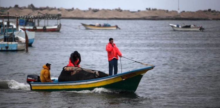 Occupation targets fishermen off the coast of the Gaza Strip