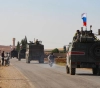Russian troops patrol northern Syria near the Turkish border