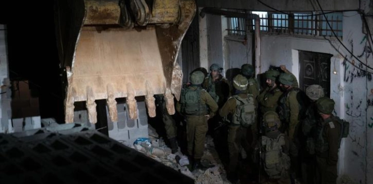 The occupation demolishes the house of Abu Hameed family for the fourth time in Amari