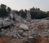 The occupation demolishes a house under construction in Taibeh