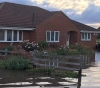 Floods in Britain after heavy rain over the weekend