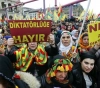 A demonstration in Berlin against the Turkish attack in Syria