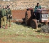 The occupation forces expel a farmer from his land south of Nablus