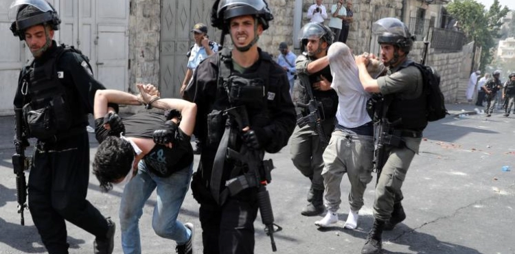 The occupation arrested 417 citizens during October 2019