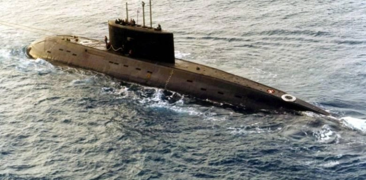 In an exceptional event, a Russian submarine sailed off Tel Aviv